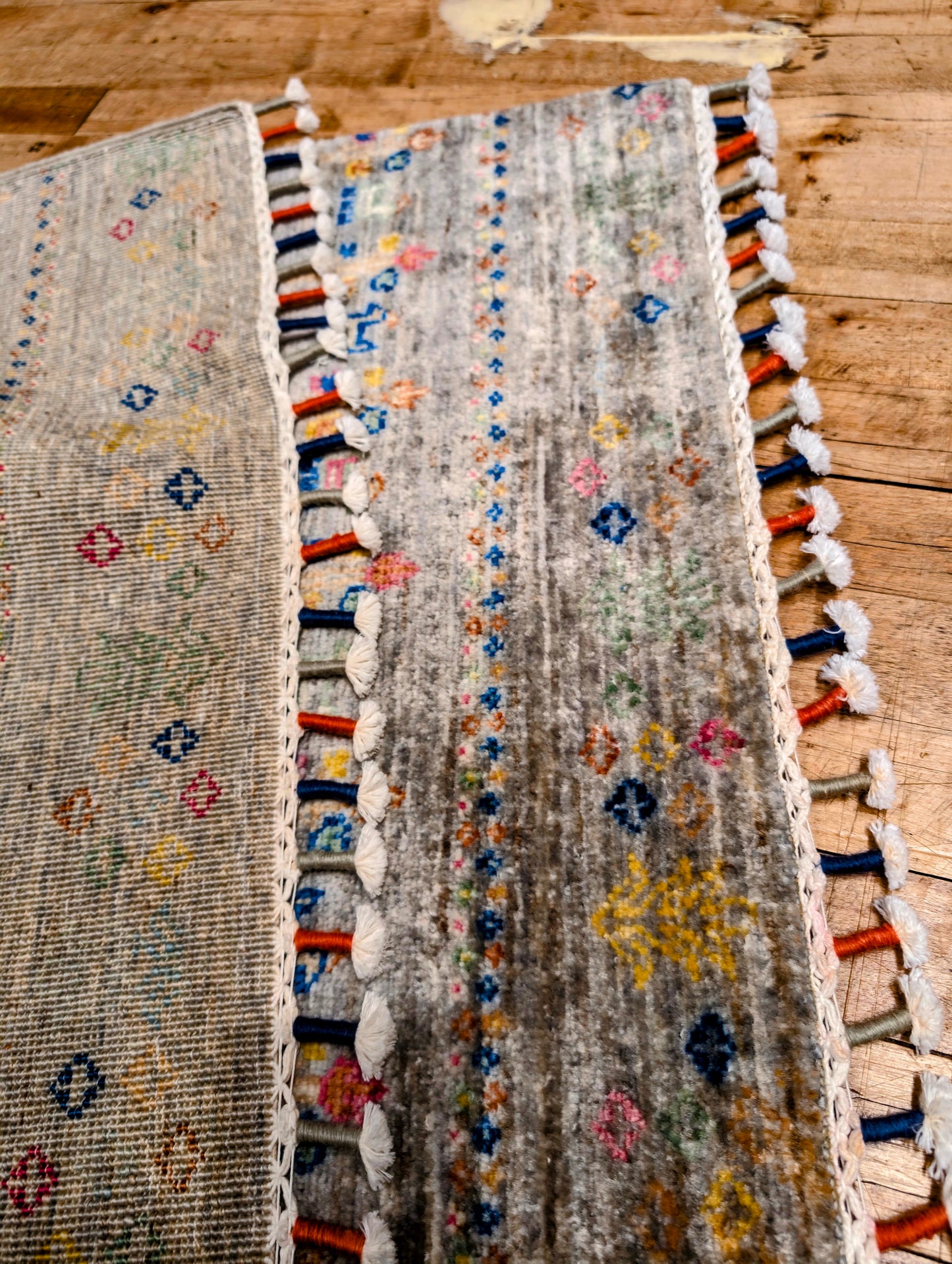 Pakistani Tribal Mint 2.5x4 hand-knotted Rug