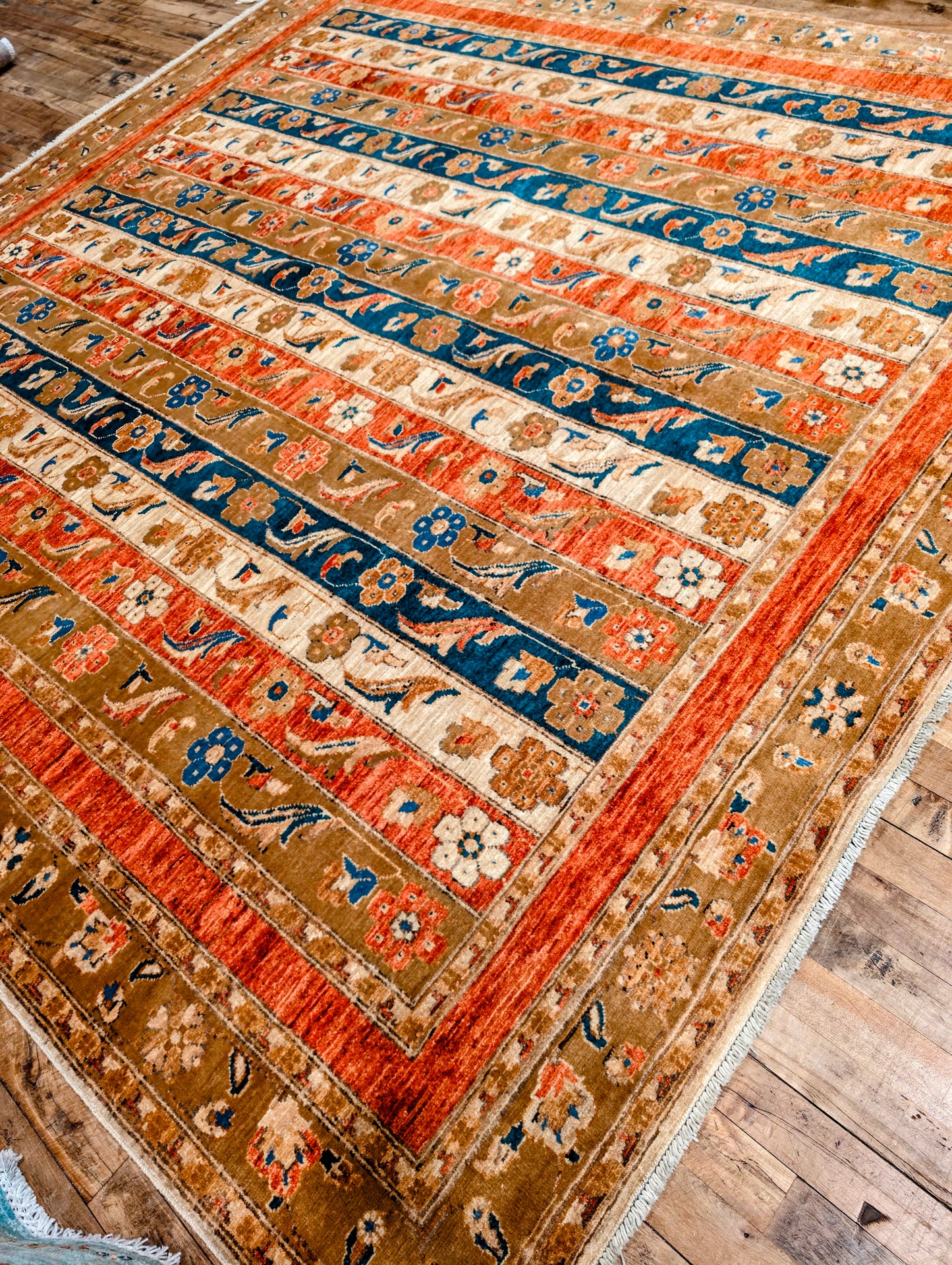 Pakistani Kazak hand-knotted square 8x8 Rug