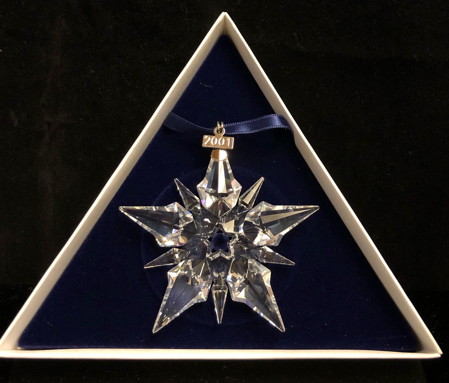 Swarovski Crystal 2001 Christmas Ornament