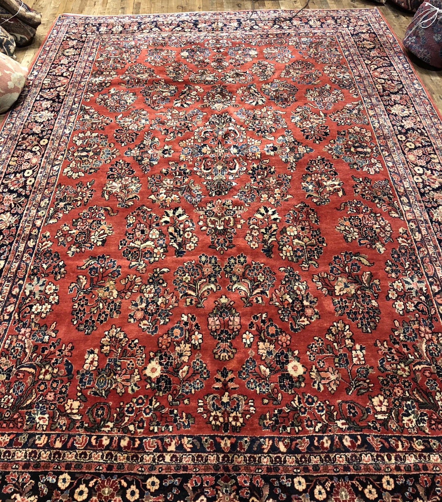 Hand-Knotted Persian Sarouk