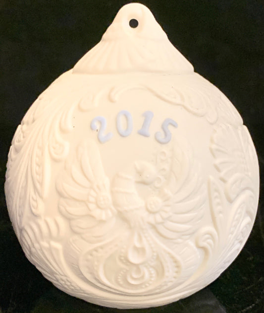 Lladro 2015 Christmas Ball Blue