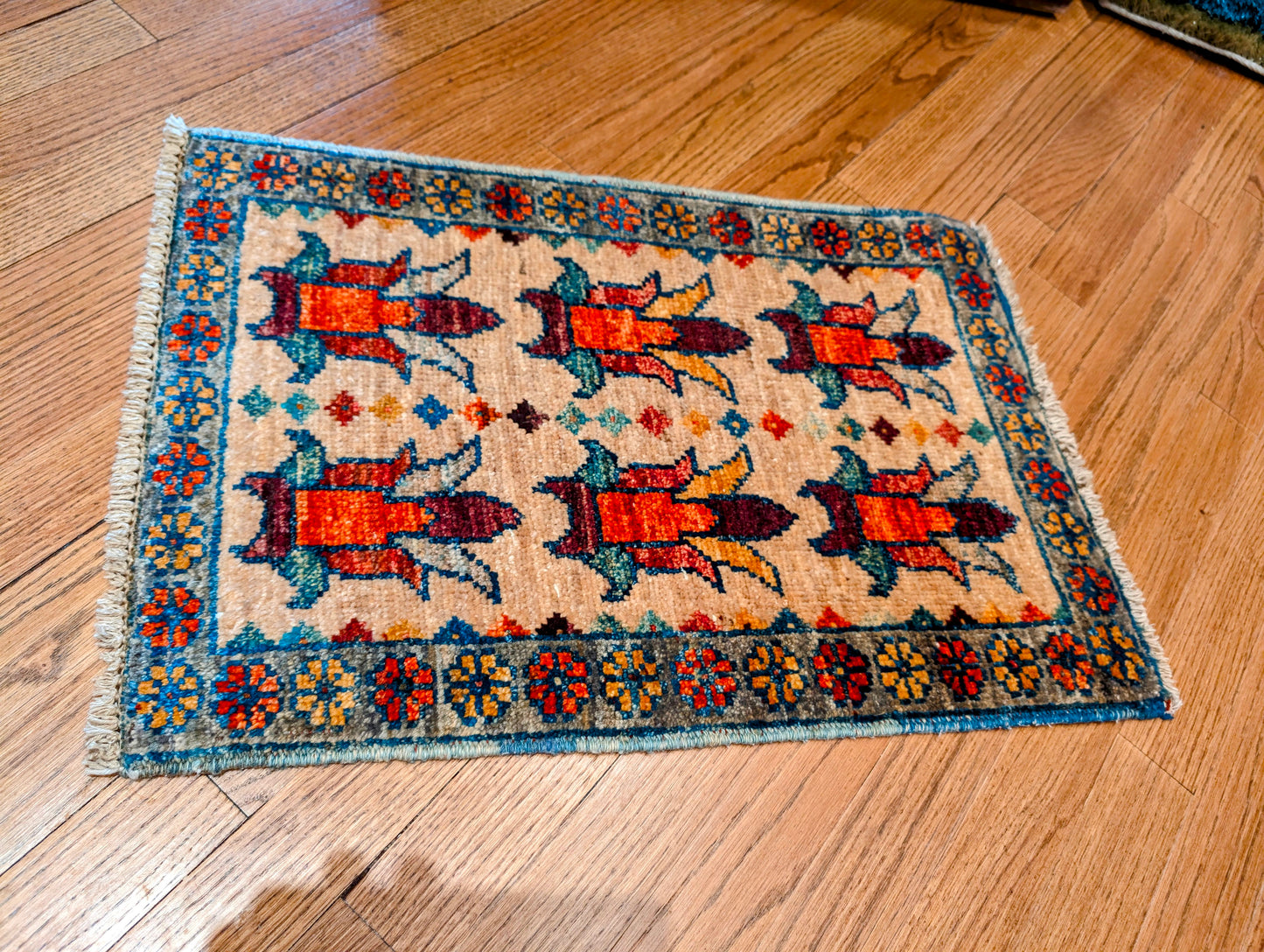 Pakistani Hand-knotted 1x2 Rugs