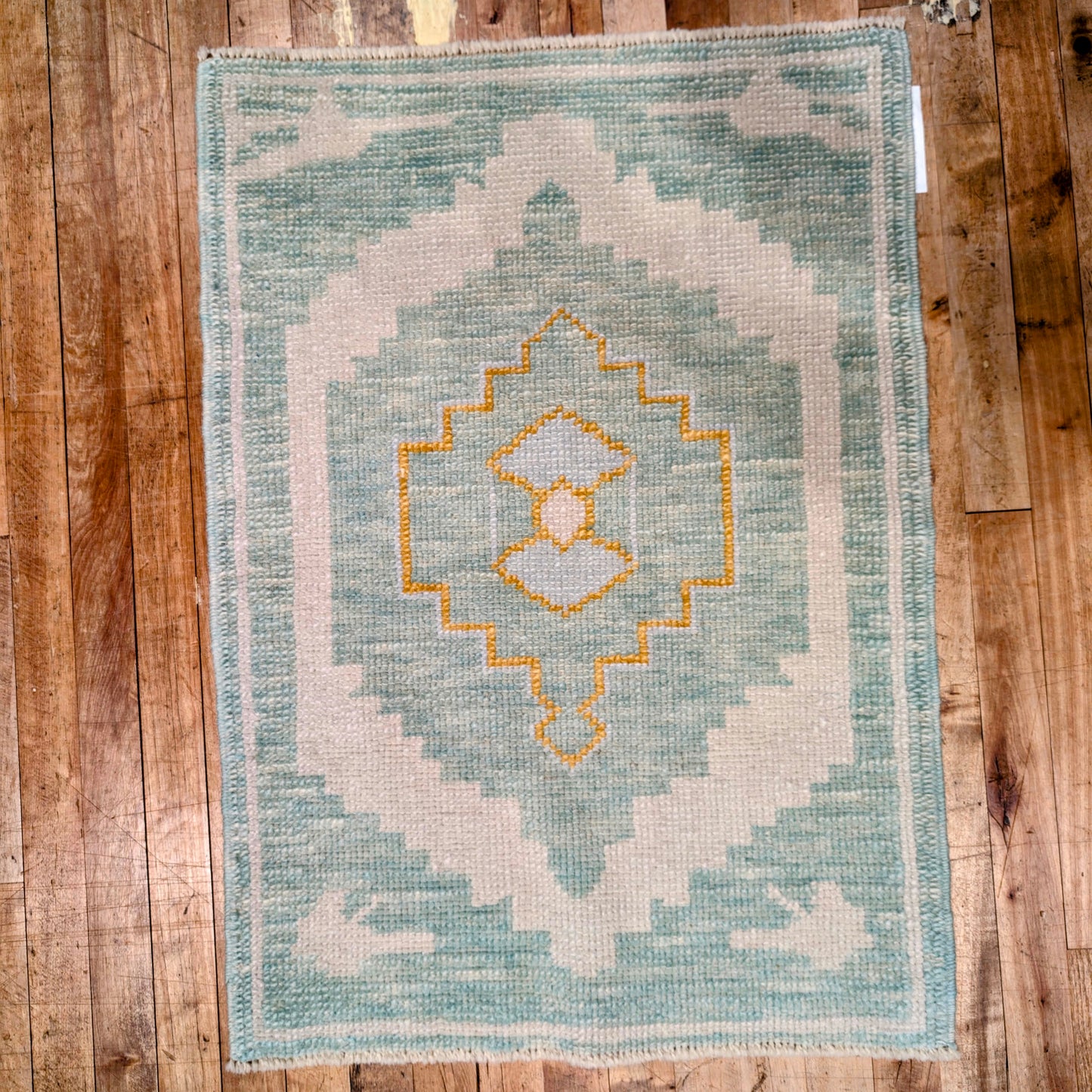 Turkish Oushak hand-knotted 2x3 Rug