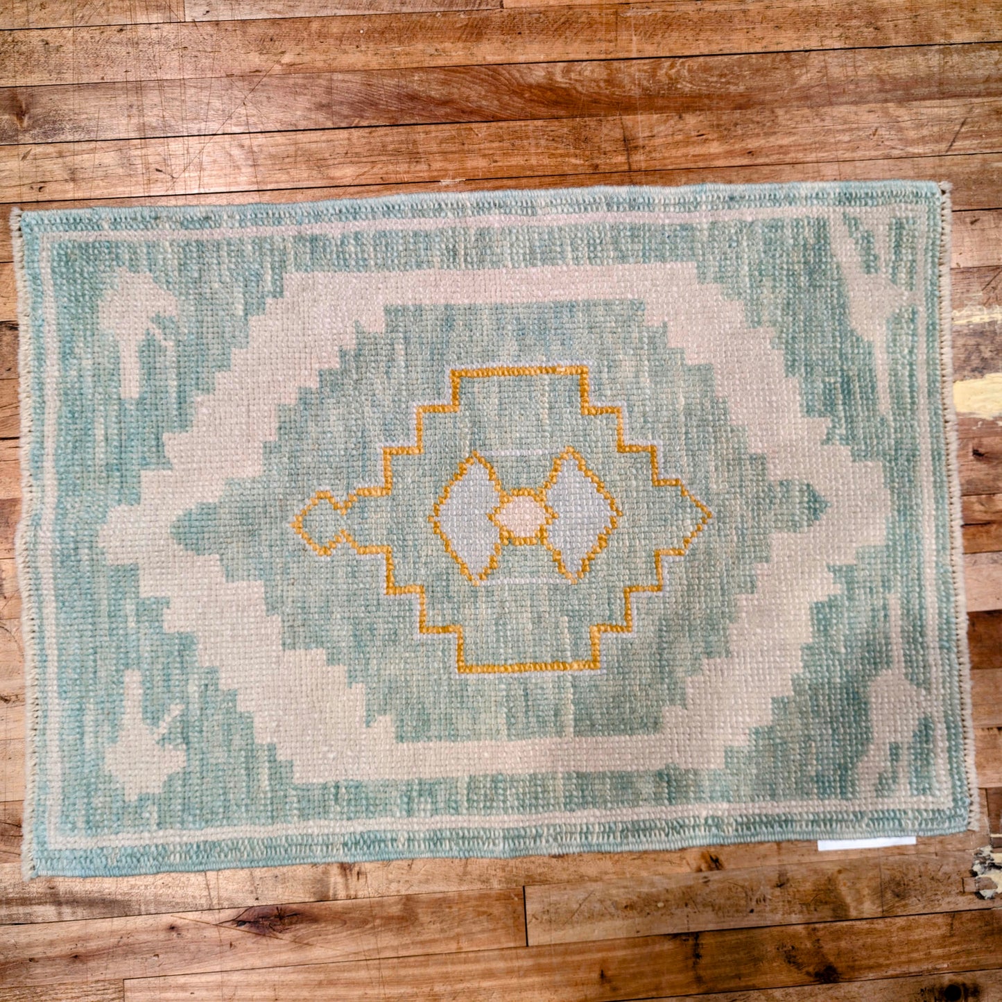 Turkish Oushak hand-knotted 2x3 Rug