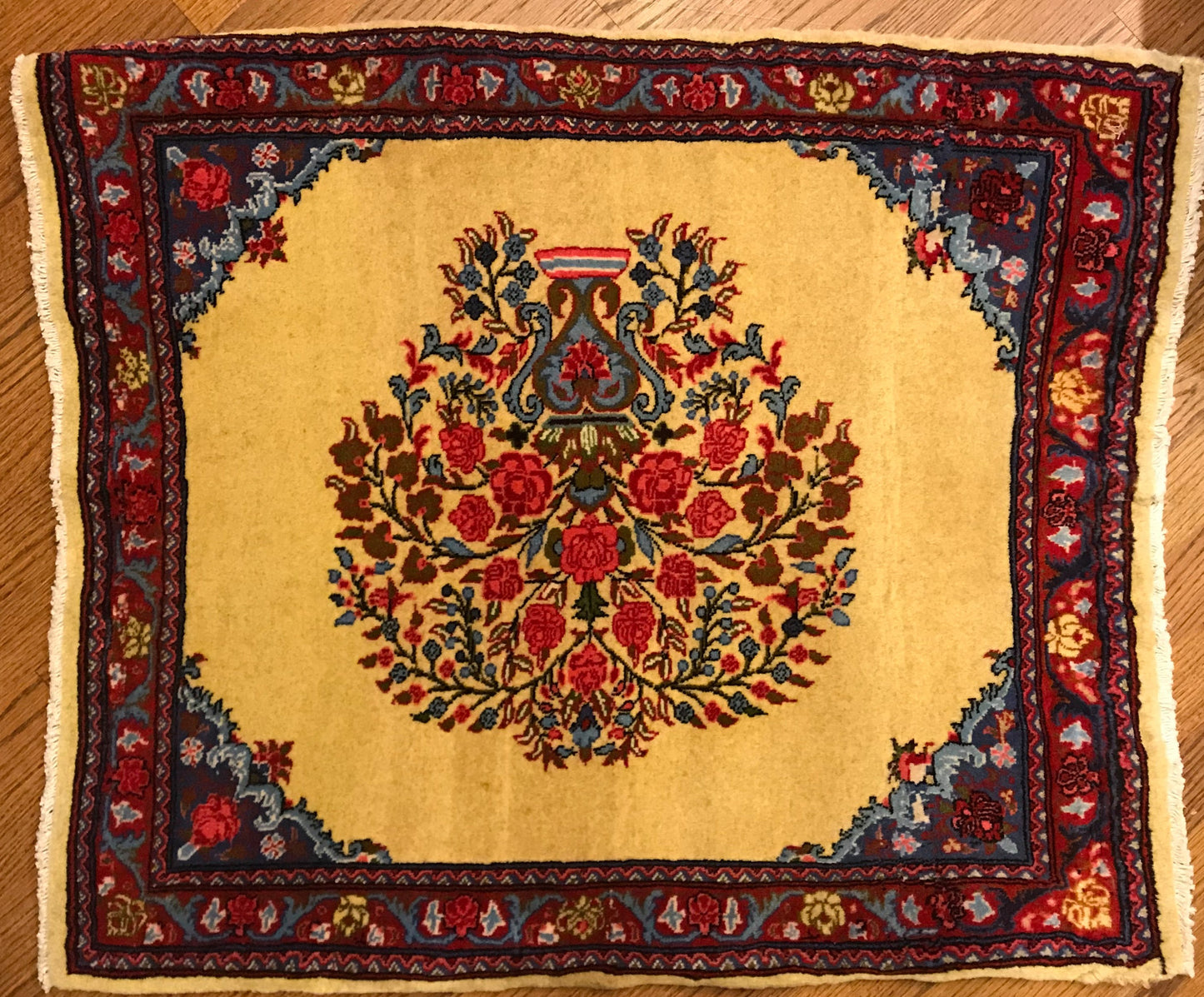 Hand-Knotted Persian Bidjar