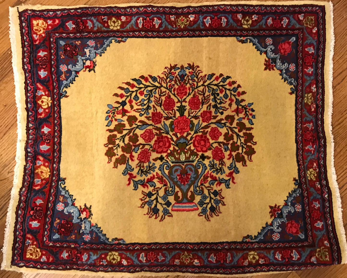 Hand-Knotted Persian Bidjar