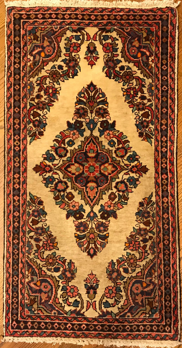 Hand-Knotted Persian Sarouk/Farahan