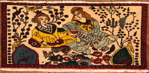 Hand-Knotted Persian Pictorial