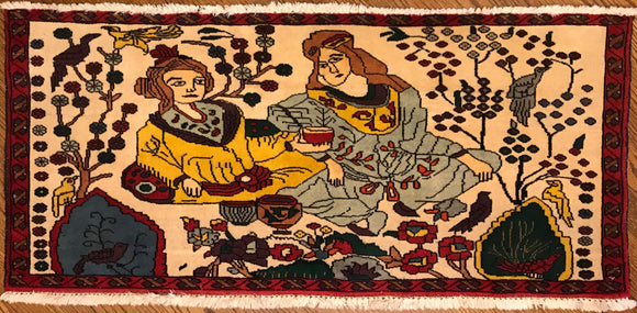 Hand-Knotted Persian Pictorial