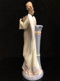Lladro Angel with Tambourine Candleholder