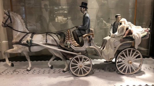 Lladro Bridal Carriage Couple