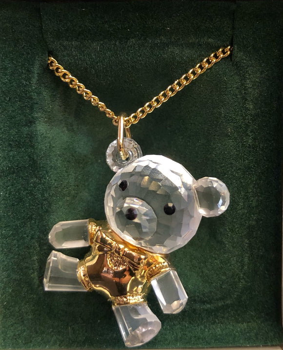 Swarovski Teddy Bear Necklace