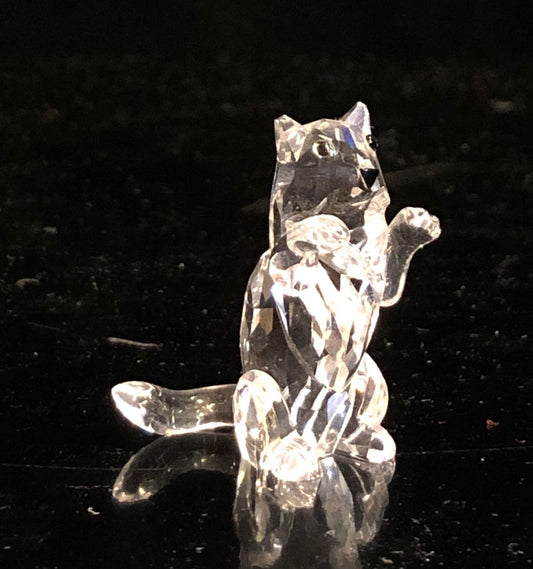 Swarovski Sitting Up Cat