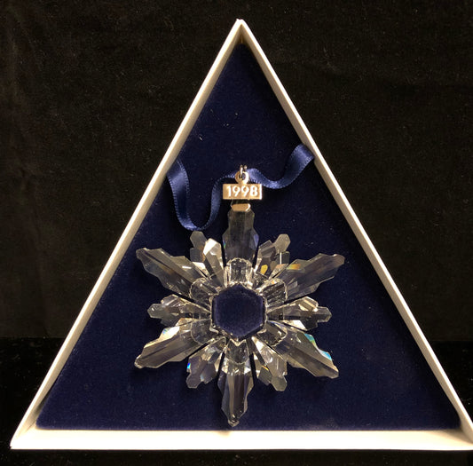 Swarovski Crystal 1998 Christmas Ornament