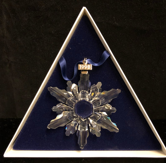 Swarovski Crystal 1998 Christmas Ornament