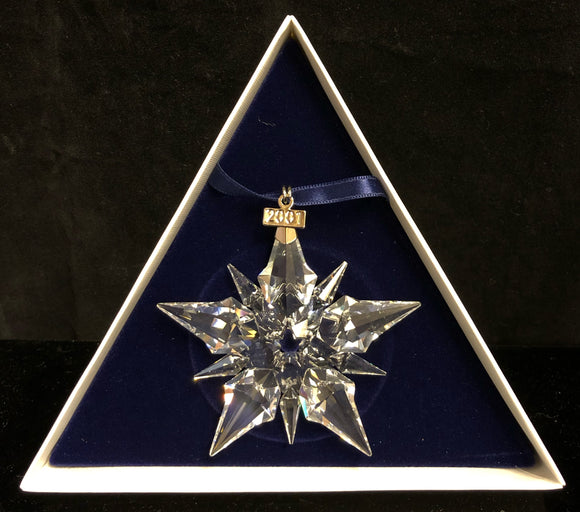 Swarovski Crystal 2001 Christmas Ornament