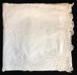 Hand-Embroidered Cotton Tablecloth 7-Piece Set