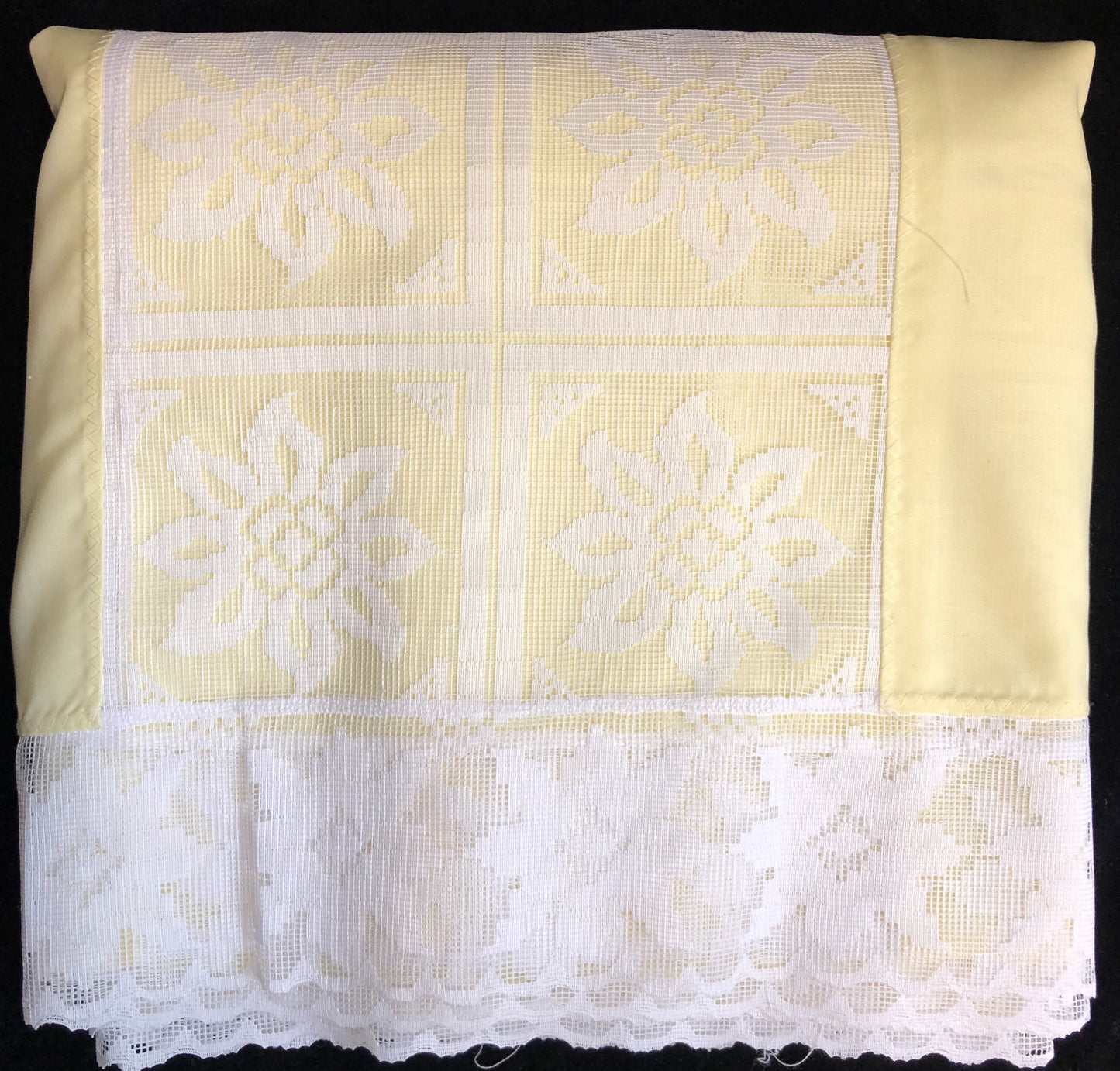 Yellow Army and Navy Easy Care Tablecloth