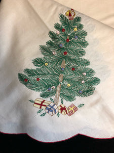 Christmas Oval Tablecloth