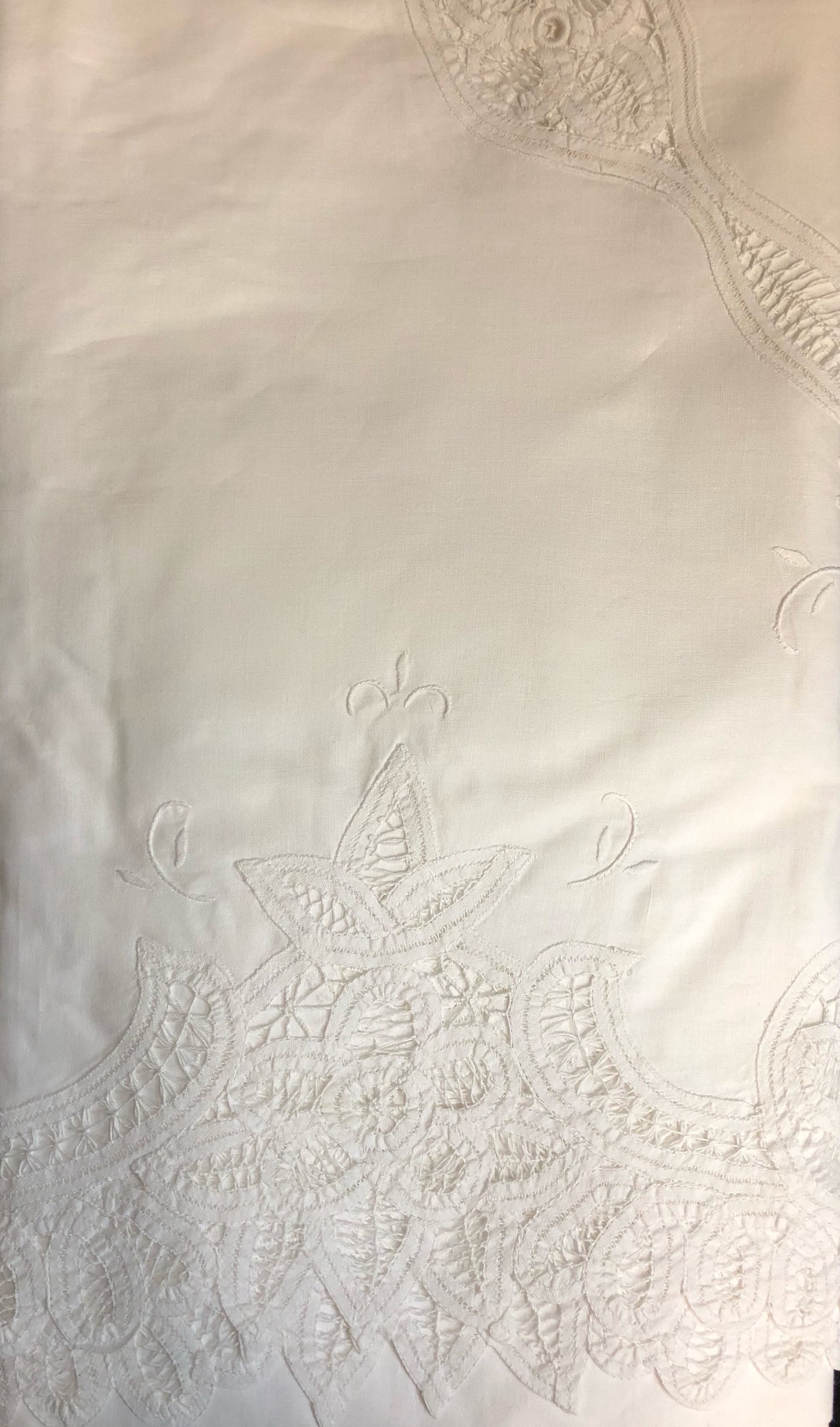 Handmade Battenburg Lace Tablecloth Set