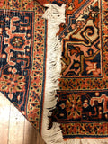 Hand-Knotted Persian Heriz