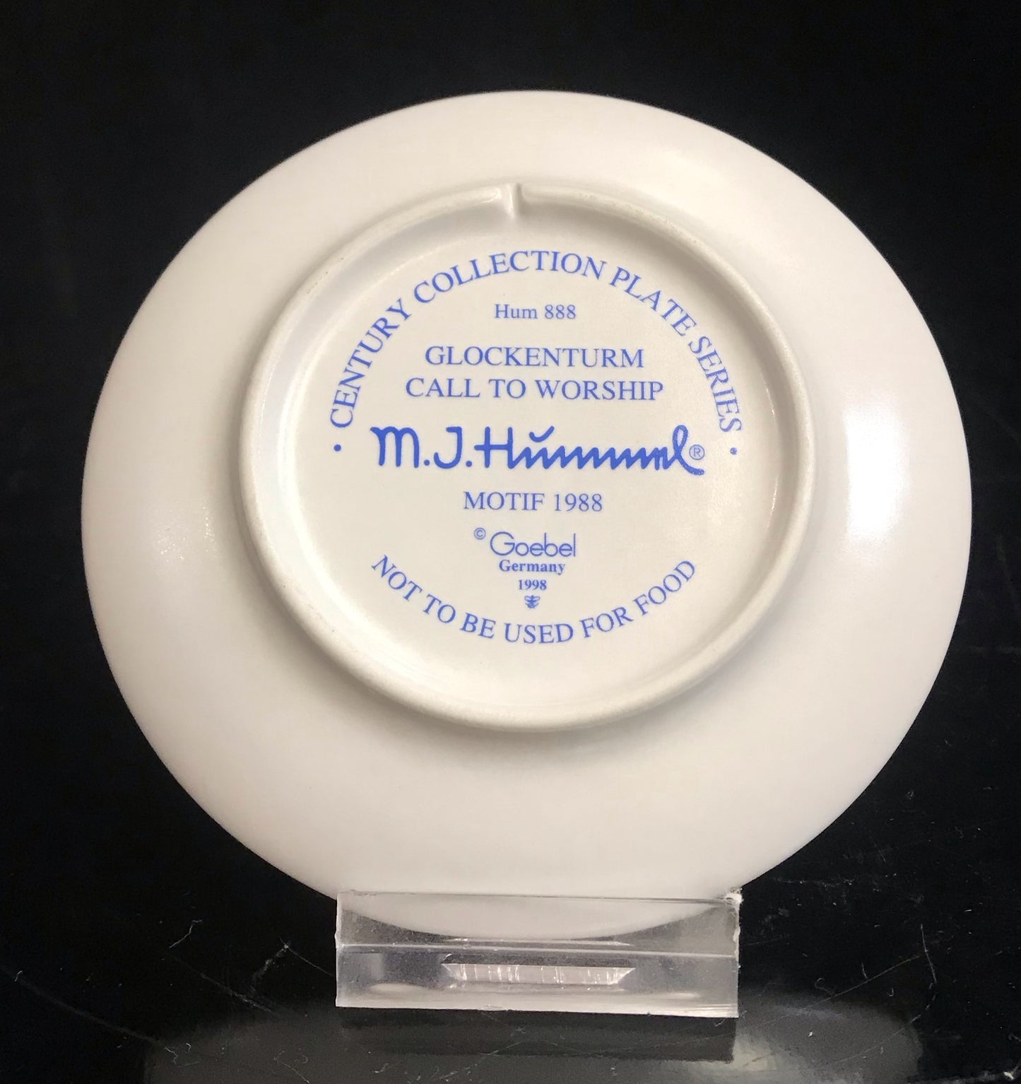 Hummel Call to Worship Plate