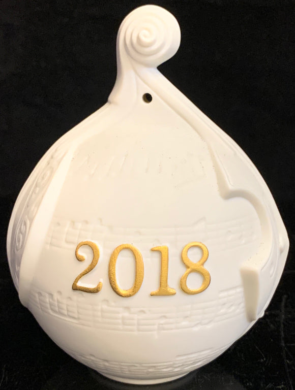 Lladro 2018 Christmas Ball Gold