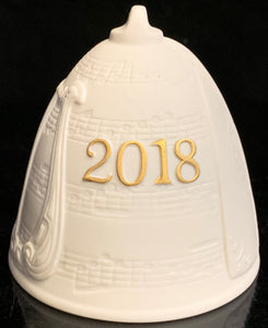Lladro 2018 Christmas Bell Gold