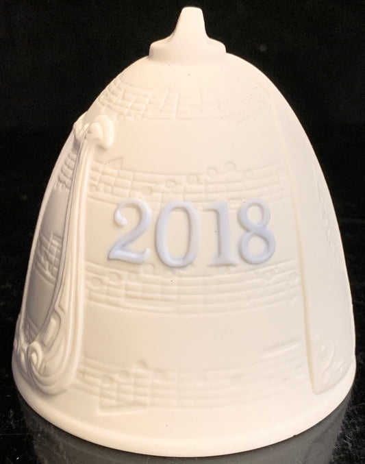 LLadro 2018 Christmas Bell Blue