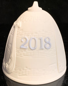 LLadro 2018 Christmas Bell Blue