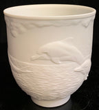 Lladro Dolphin Votive Candle Holder