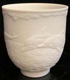 Lladro Dolphin Votive Candle Holder