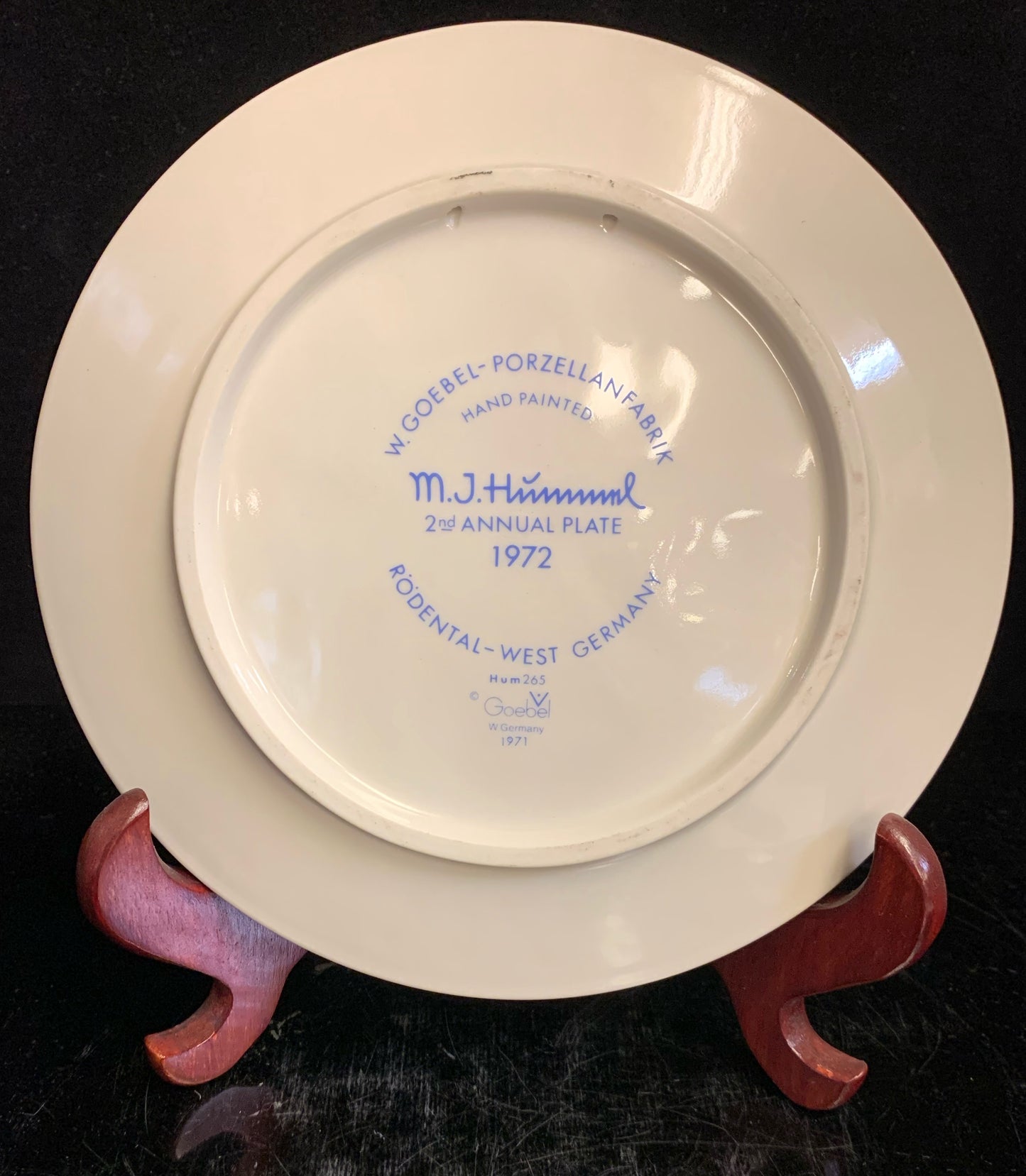 Hummel 1972 Plate Hear Ye, Hear Ye