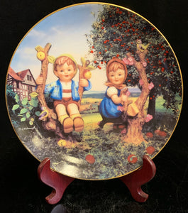Hummel Apple Tree Boy and Girl Plate