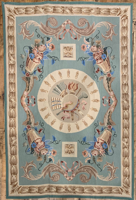 Chinese Floral Needlepoint