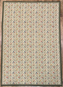 Chinese Floral Needlepoint
