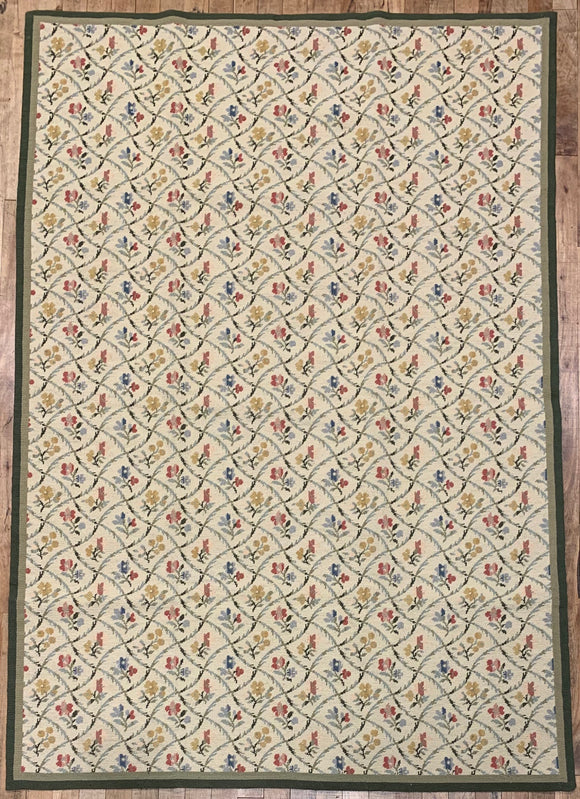 Chinese Floral Needlepoint