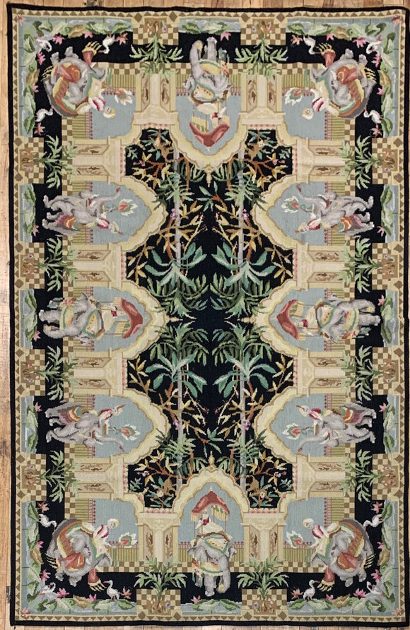 Chinese Elephant Needlepoint