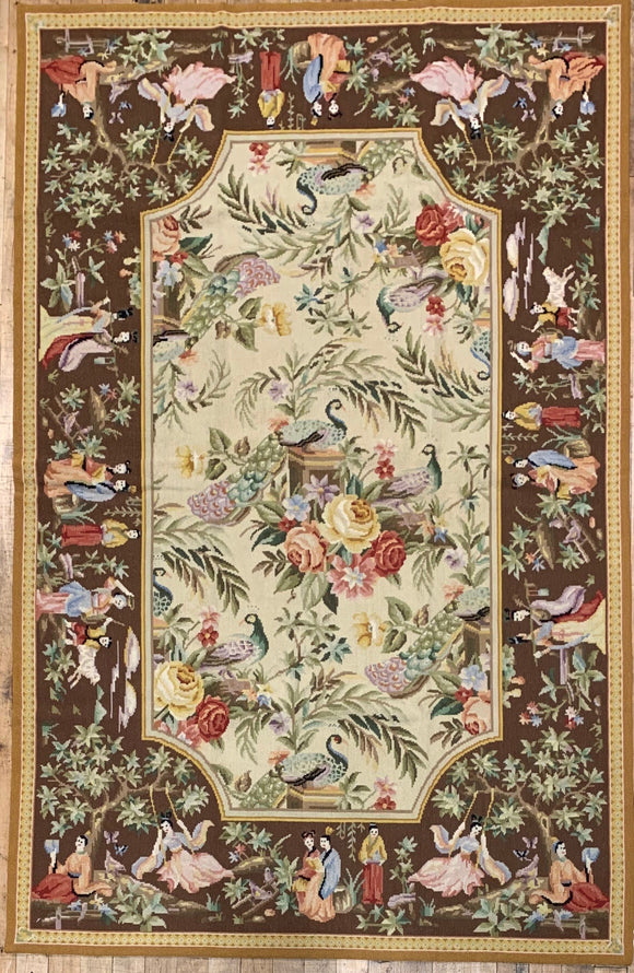 Chinese Peacock Needlepoint