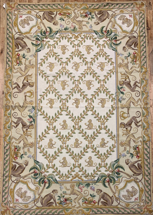 Chinese Monkey Needlepoint
