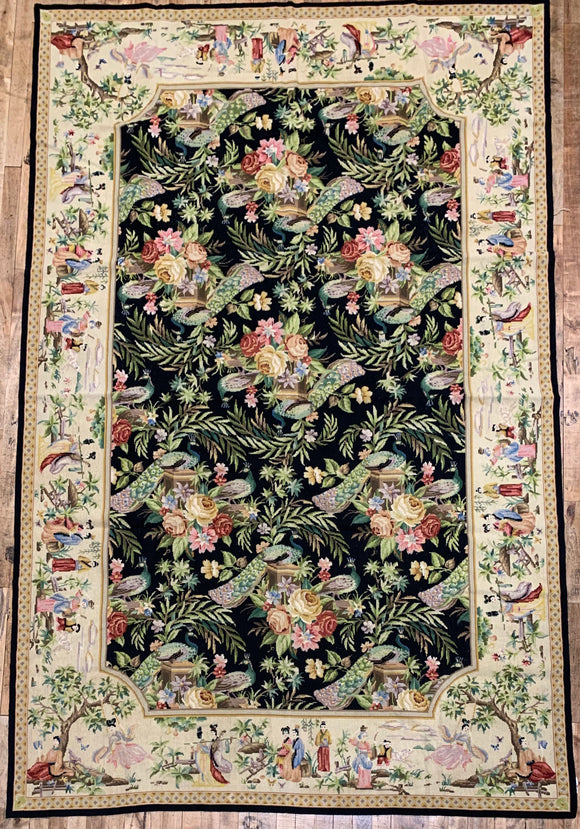 Chinese Peacock Needlepoint