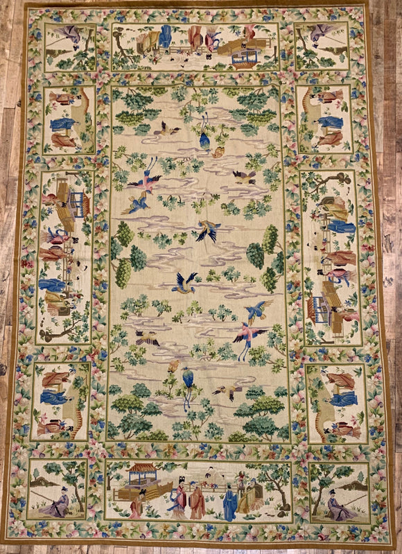 Chinese Bird Needlepoint