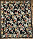 Chinese Floral Needlepoint